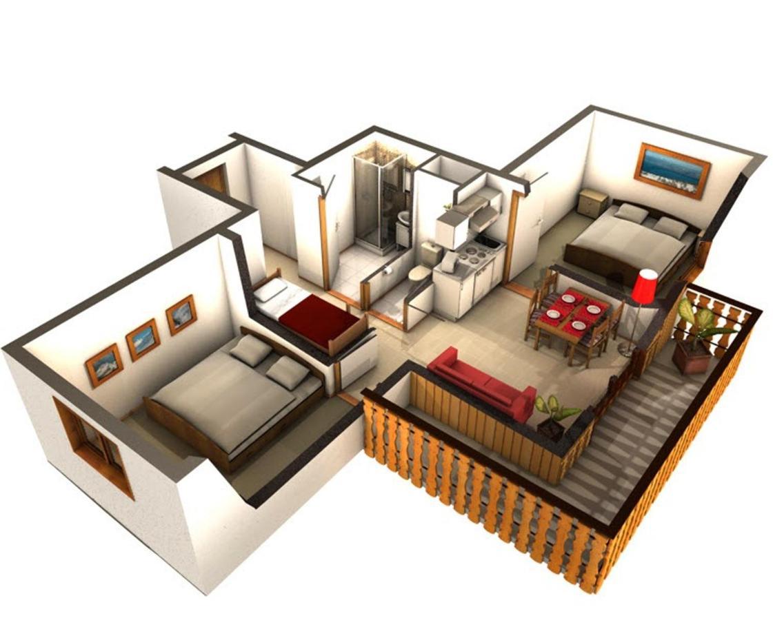 Appartement Confortable A Thollon-Les-Memises Avec Vue Bagian luar foto